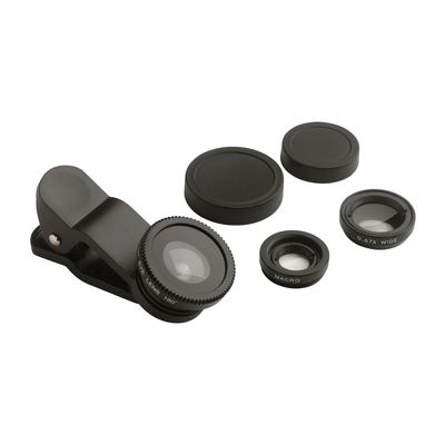 Attachable set of photo lenses 3 pcs