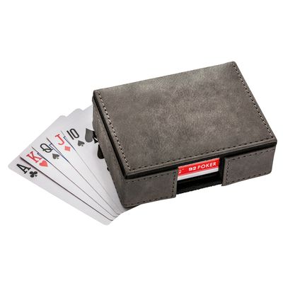 Playing cards set with box - Black