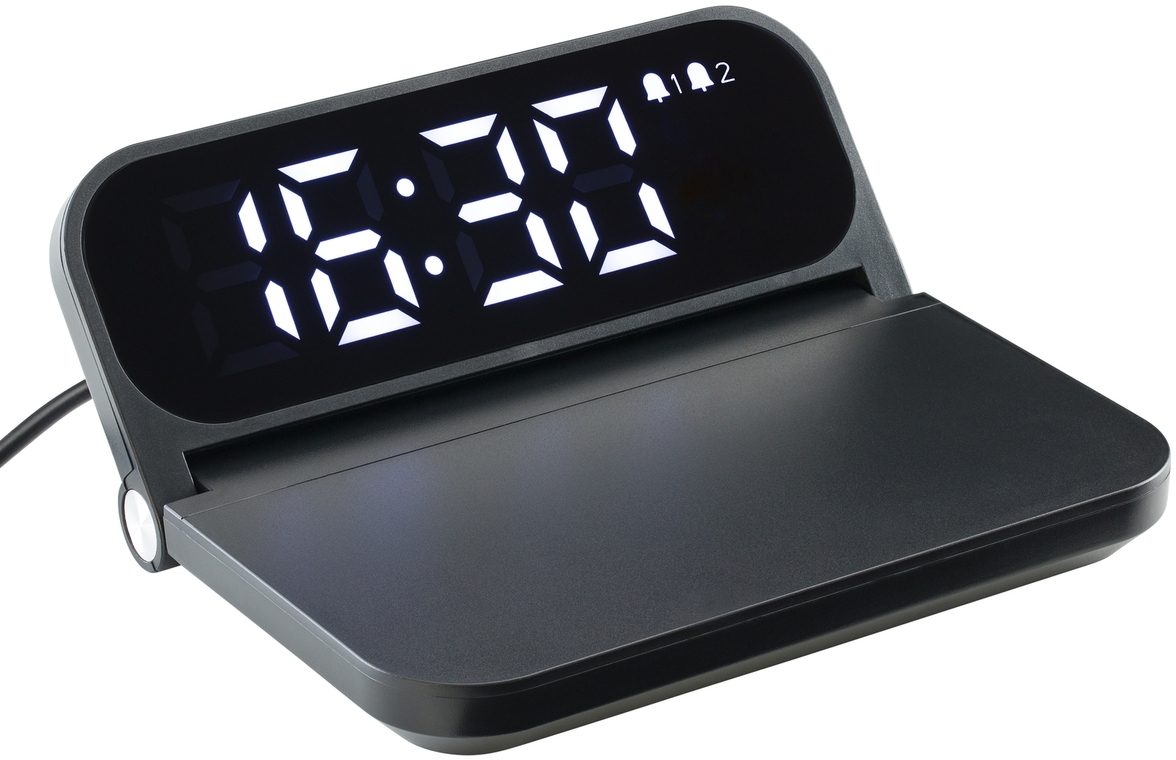 Fast Wireless Charger with alarm clock