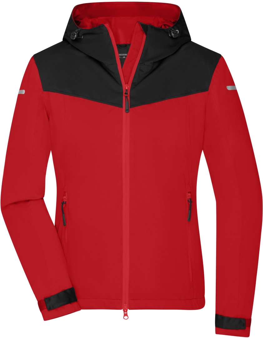 Ladies' Allweather Jacket - Light red/black/light red