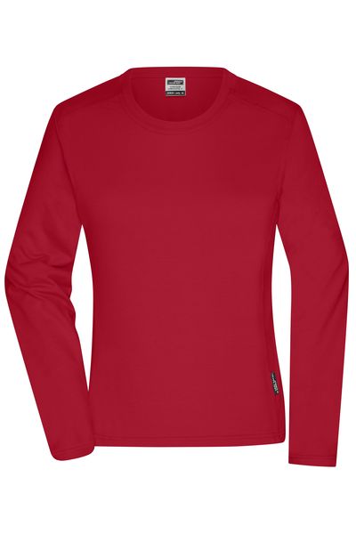 Ladies Workwear-Longsleeve-T - Red