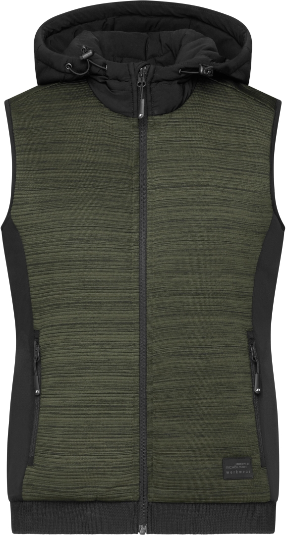 Ladies Padded Hybrid Vest