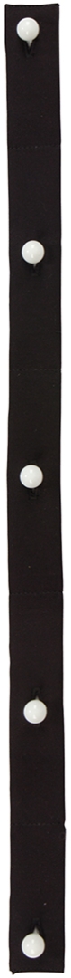 Button Strip 5-hole, 13 cm spacing , 2 Pieces / Pack
