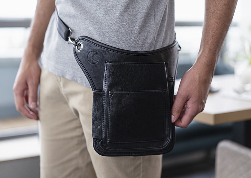 High-Capacity Waiters Holster with Integrated Belt Harness