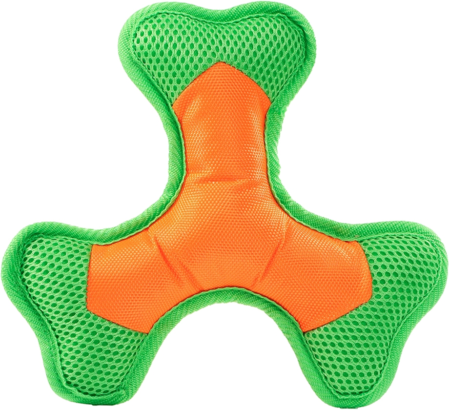 Dog toy Flying Triple - Orange/green
